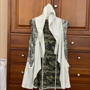 Cotton long vest